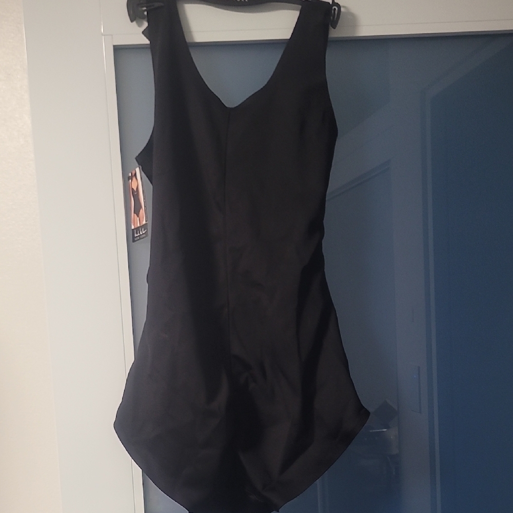 Nicole Miller Black Open-Bust Shapewear Bodysuit - Picture 5 of 16